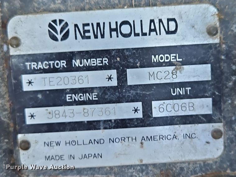 image for item EI3704 New Holland MC28 ZTR lawn mower