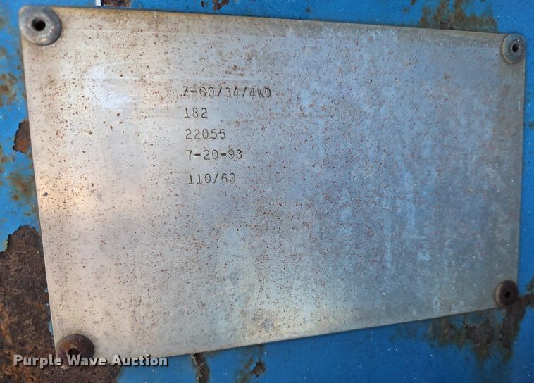 image for item EI3707 1993 Genie  Z-60/34 boom lift