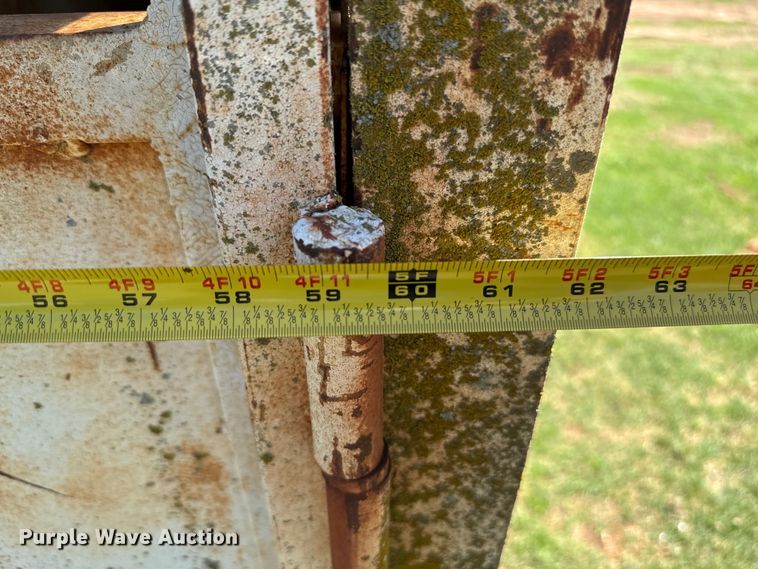 image for item EJ0441 Shop built livestock trailer
