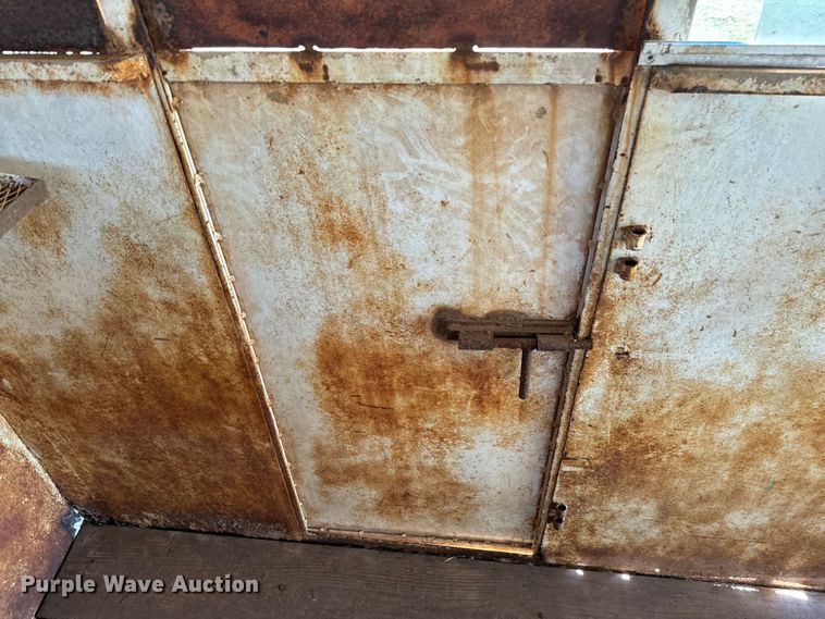 image for item EJ0441 Shop built livestock trailer