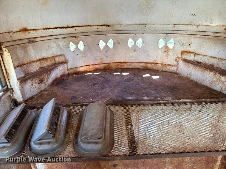 image for item EJ0441 Shop built livestock trailer