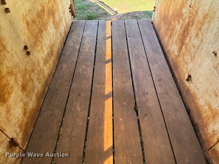 image for item EJ0441 Shop built livestock trailer