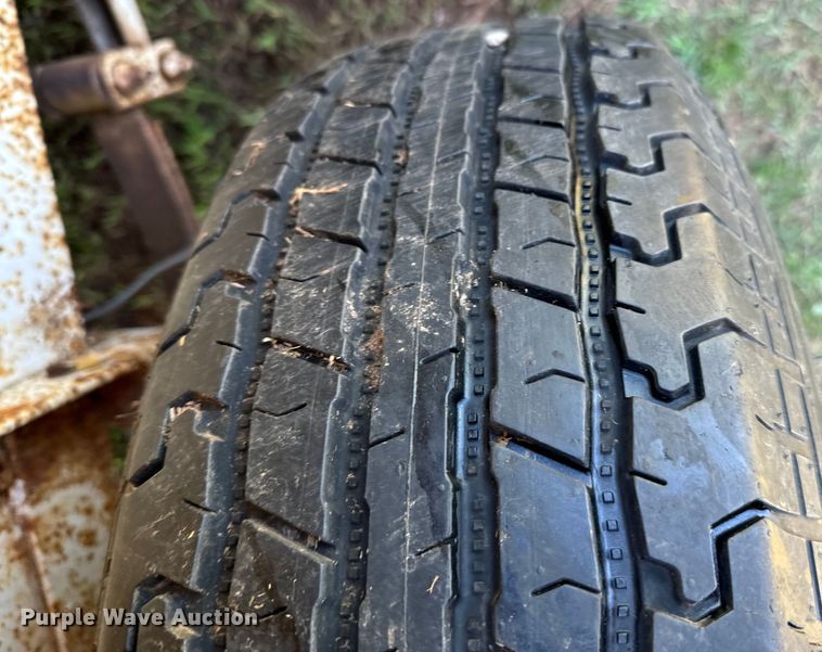 image for item EJ0441 Shop built livestock trailer