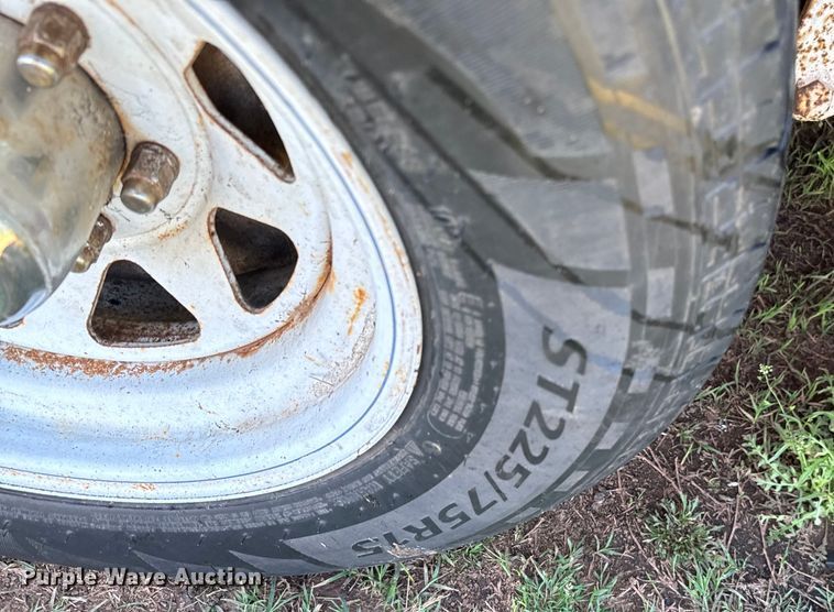 image for item EJ0441 Shop built livestock trailer