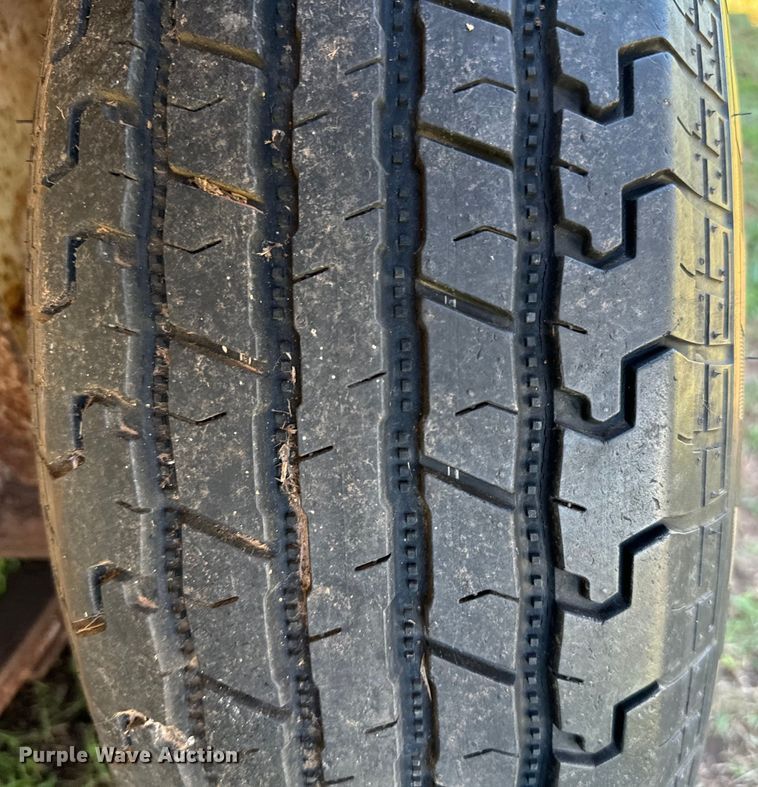 image for item EJ0441 Shop built livestock trailer