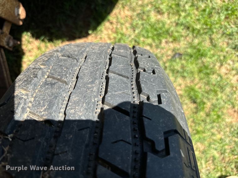 image for item EJ0441 Shop built livestock trailer