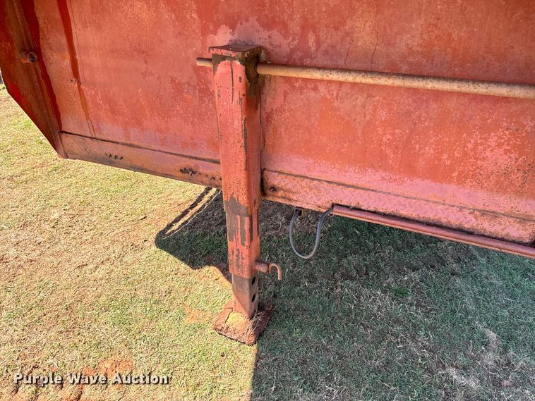 image for item EJ0442 Shop built livestock trailer