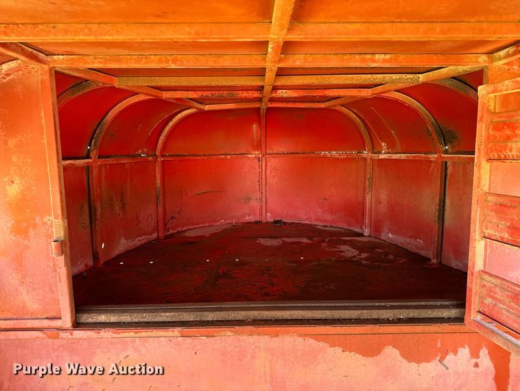 image for item EJ0442 Shop built livestock trailer