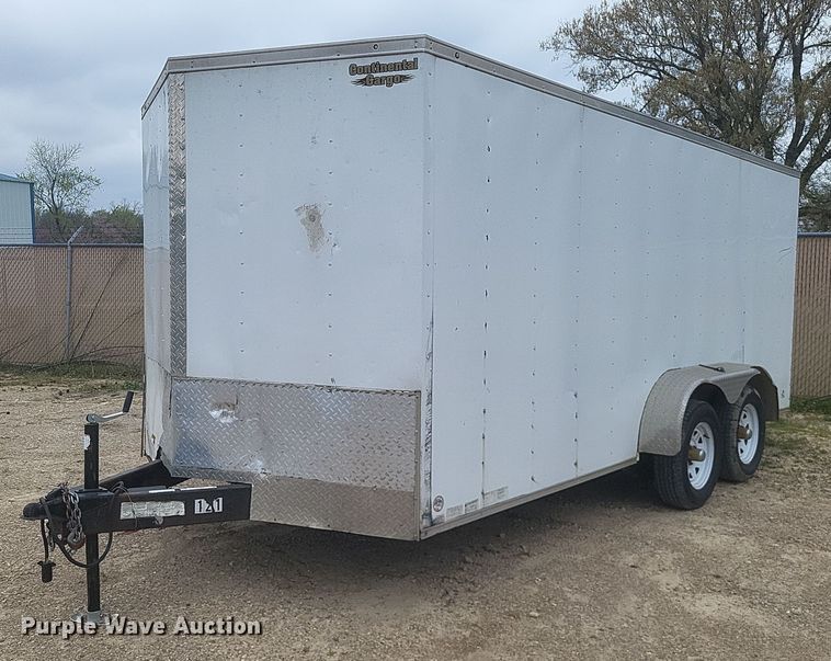 image for item EJ7853 2016 Continental Cargo enclosed cargo trailer