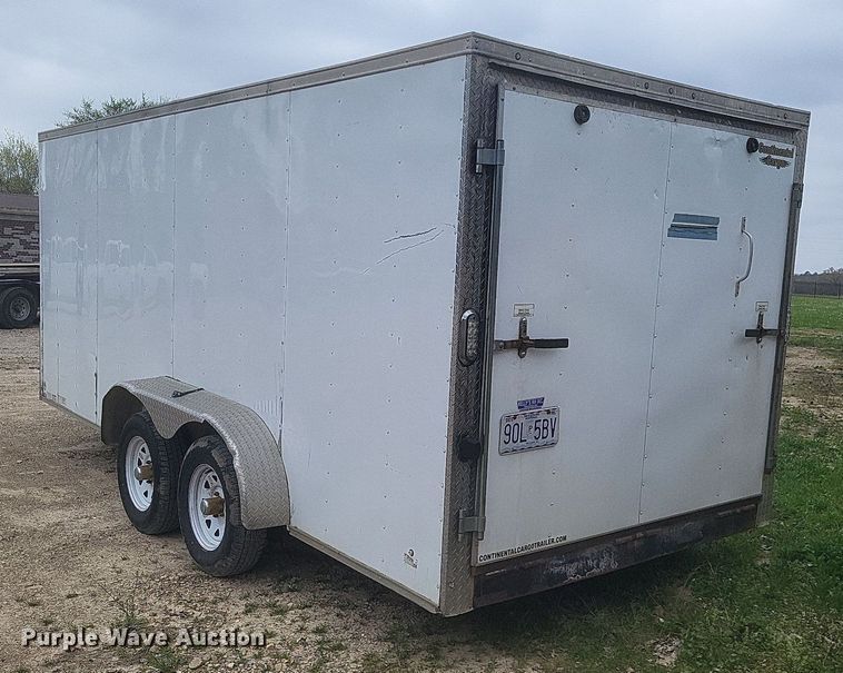 image for item EJ7853 2016 Continental Cargo enclosed cargo trailer