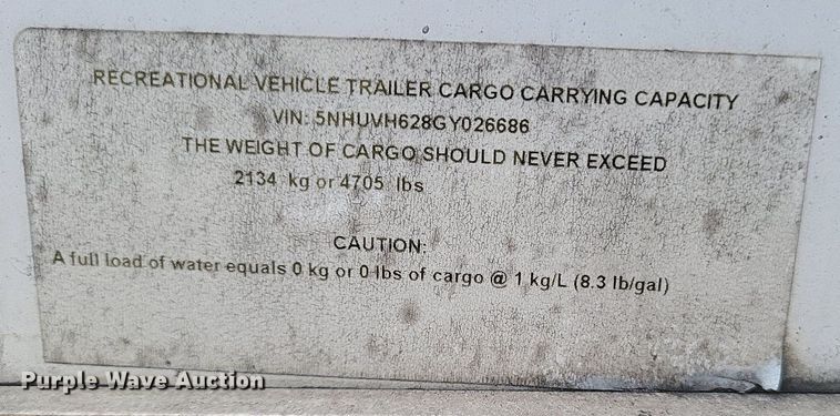 image for item EJ7853 2016 Continental Cargo enclosed cargo trailer