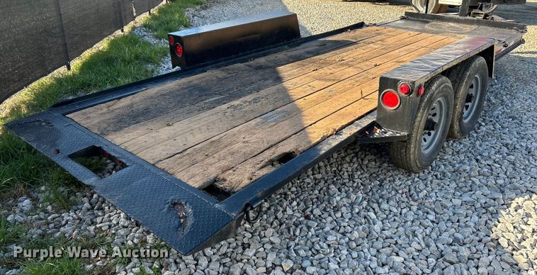 image for item EK4343 2003 Tow Master  T-12DT tilt deck equipment trailer