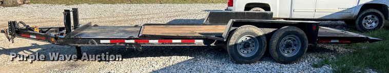 image for item EK4343 2003 Tow Master  T-12DT tilt deck equipment trailer