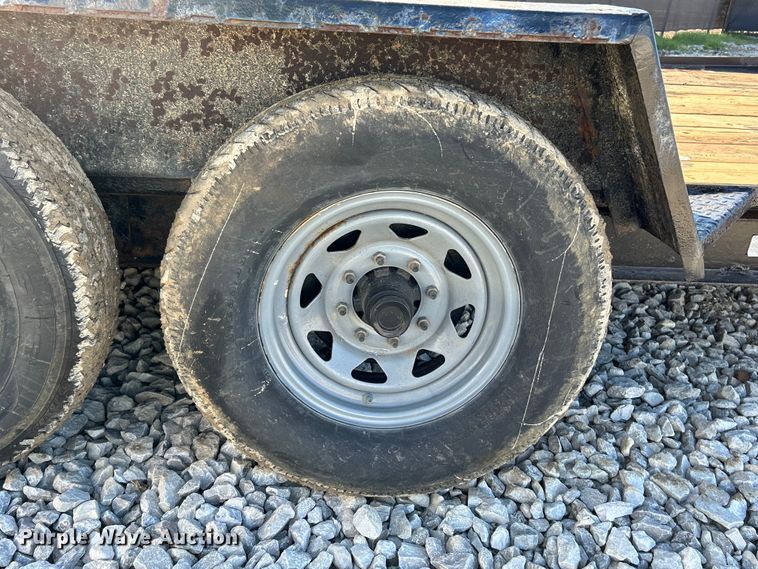 image for item EK4343 2003 Tow Master  T-12DT tilt deck equipment trailer