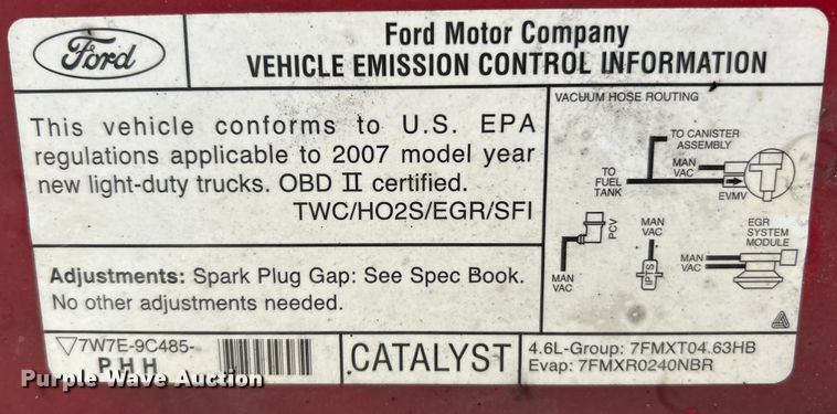 image for item EK4440 2007 Ford F150 XL pickup truck