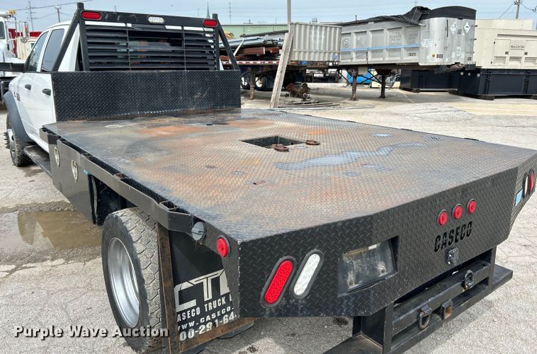 image for item EK4470 2012 Dodge  Ram 5500HD Crew Cab flatbed truck