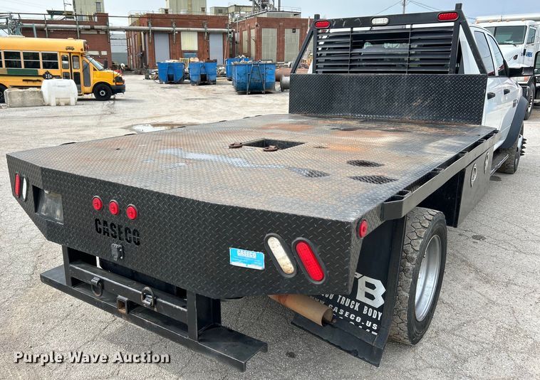 image for item EK4470 2012 Dodge  Ram 5500HD Crew Cab flatbed truck