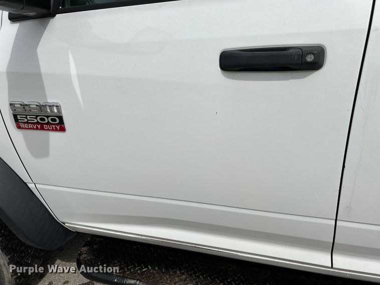 image for item EK4470 2012 Dodge  Ram 5500HD Crew Cab flatbed truck