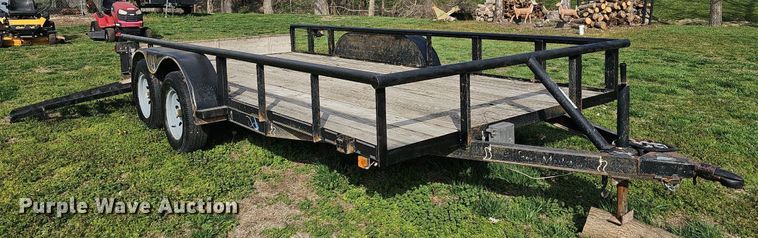 image for item EK5752 2002 Trailmaster utility trailer