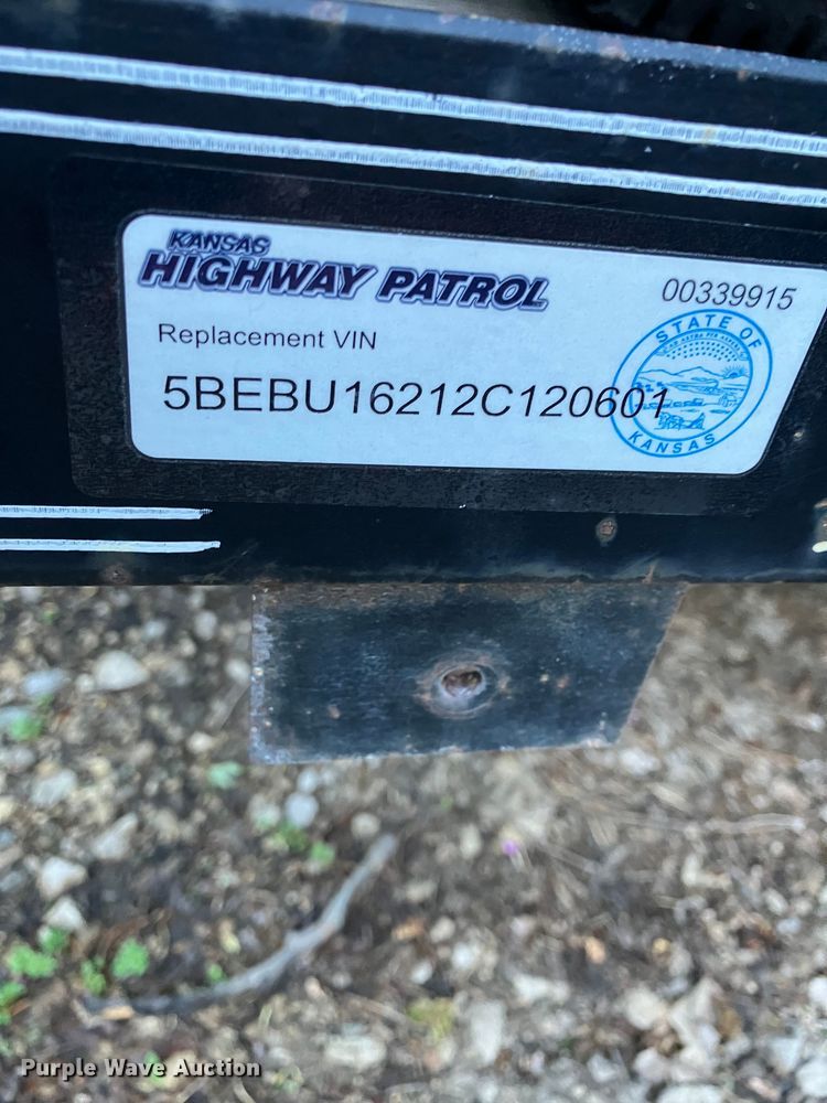 image for item EK5752 2002 Trailmaster utility trailer