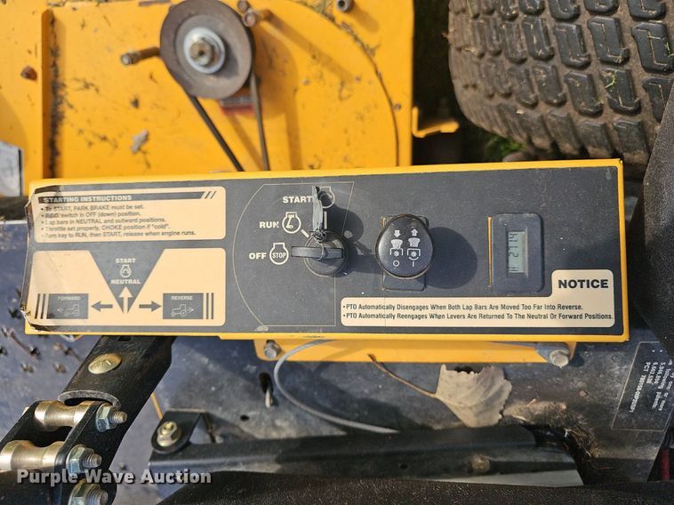 image for item EK5755 2011 Cub Cadet Z-Force ZTR lawn mower