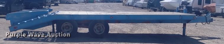 image for item EO9960 1991 Shop Built  equipment trailer