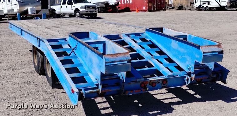 image for item EO9960 1991 Shop Built  equipment trailer