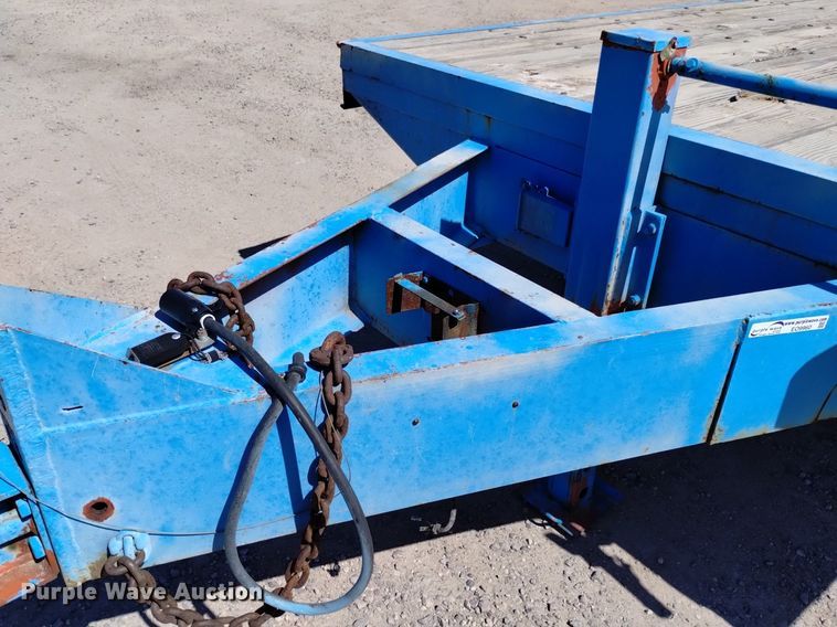 image for item EO9960 1991 Shop Built  equipment trailer