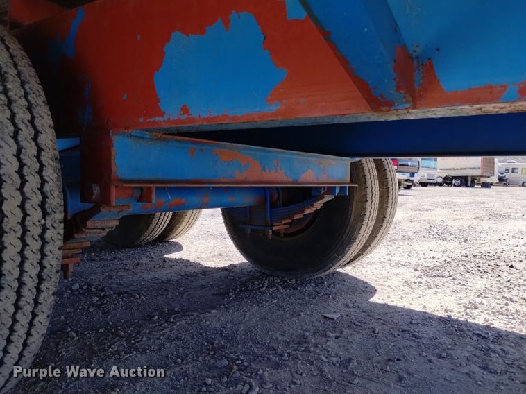 image for item EO9960 1991 Shop Built  equipment trailer