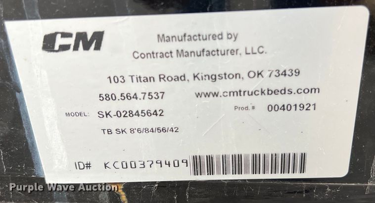 image for item KV9767 CM SK-02845642 flatbed