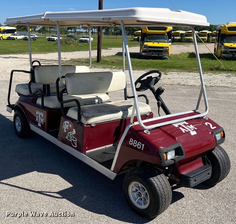 Club Car golf cart in Hempstead, TX Item KV9774 for sale Purple Wave