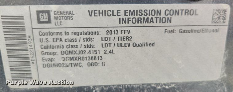 image for item LC9955 2013 GMC Terrain Denali  SUV