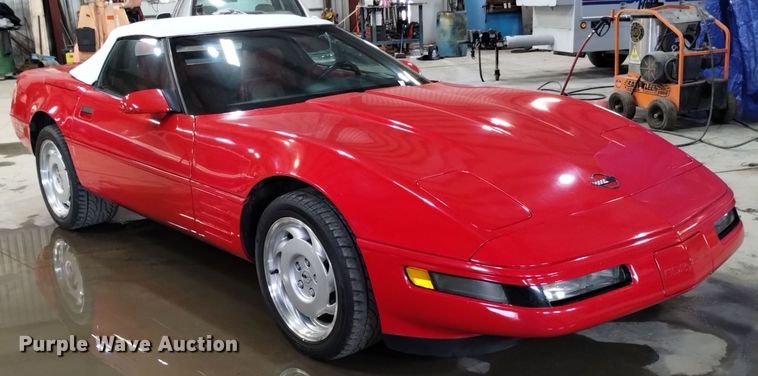 image for item LN9950 1991 Chevrolet Corvette  convertible
