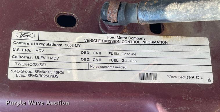 image for item LV9879 2008 Ford  F250 Super Duty XL pickup truck