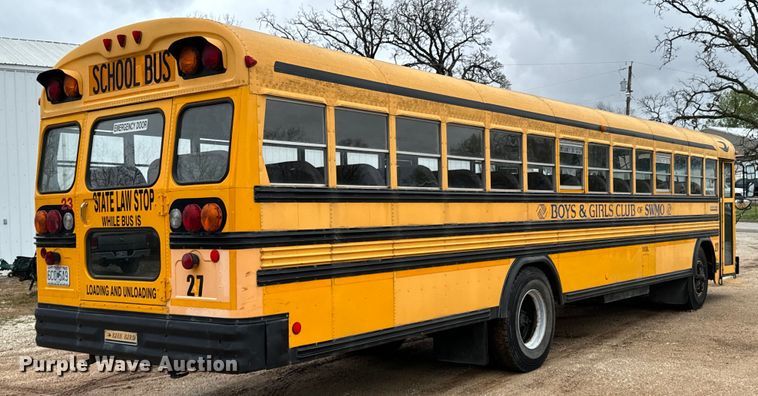 image for item ND9129 1998 Blue Bird TC2000 school bus
