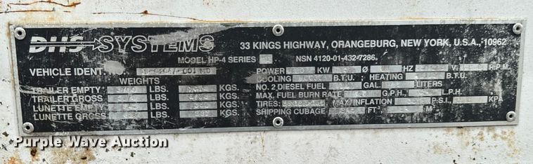 image for item ND9146 DHS Systems HP-4 DRASH  trailer