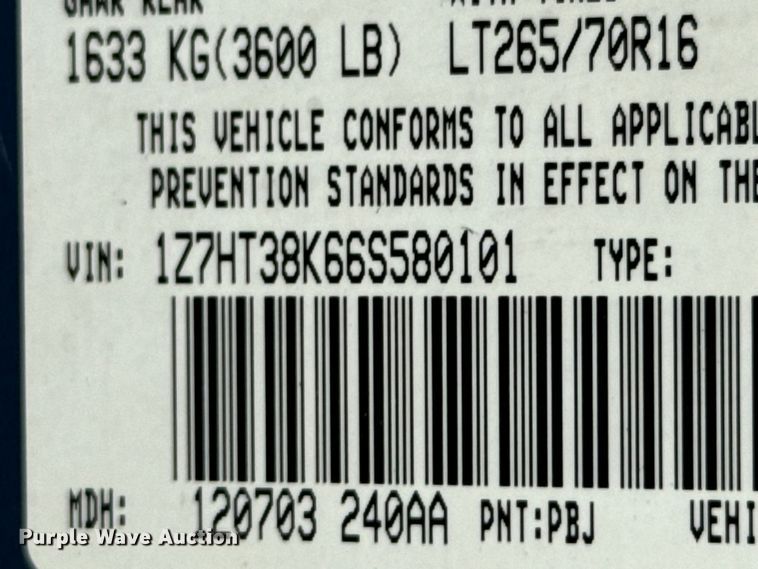 image for item ND9158 2006 Mitsubishi Raider Double Cab pickup truck