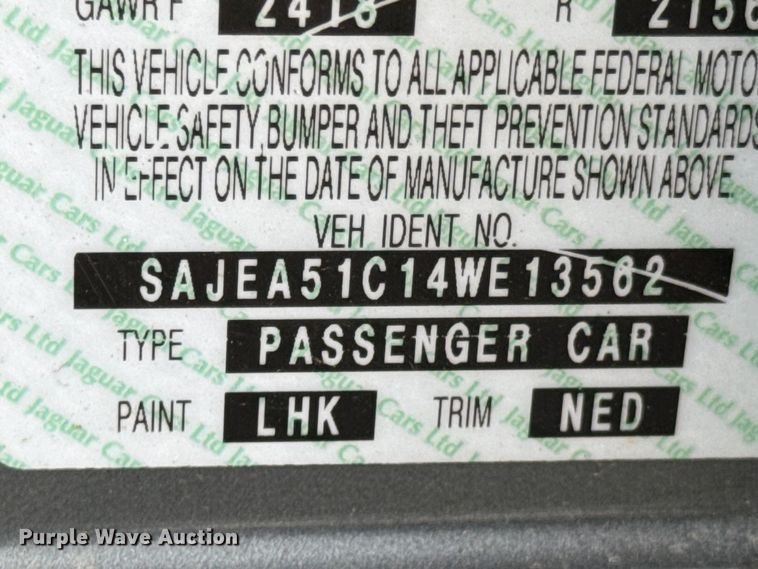 image for item ND9160 2004 Jaguar X-Type 