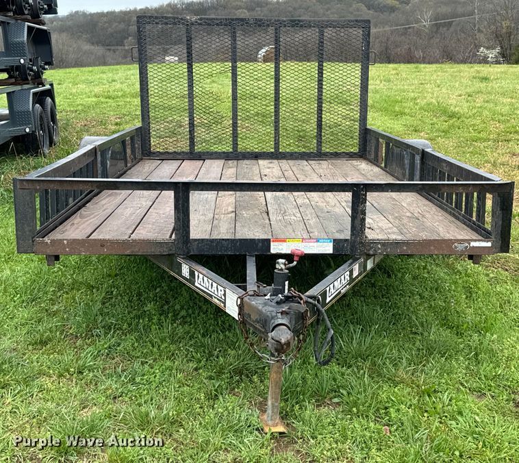 image for item ND9163 2015 Lamar utility trailer