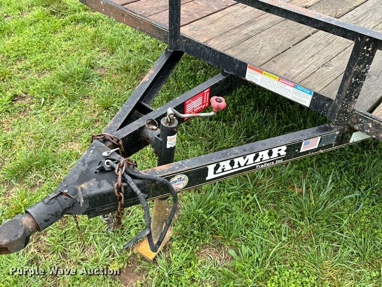 image for item ND9163 2015 Lamar utility trailer