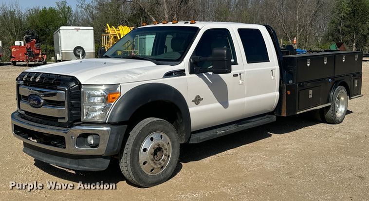 image for item ND9189 2012 Ford F450 Super Duty Lariat Crew Cab utility / service truck