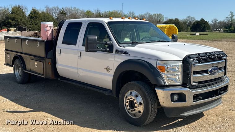 image for item ND9189 2012 Ford F450 Super Duty Lariat Crew Cab utility / service truck