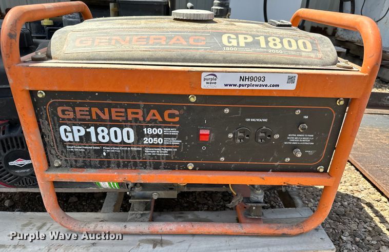 image for item NH9093 Generac  GP1800 generator