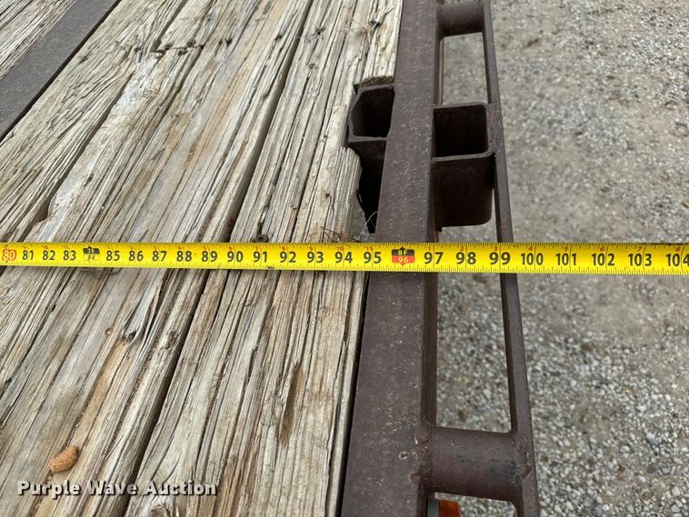 image for item NH9166 1997 Shop built  equipment trailer