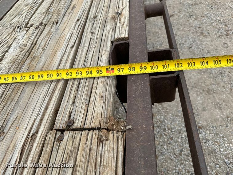 image for item NH9166 1997 Shop built  equipment trailer