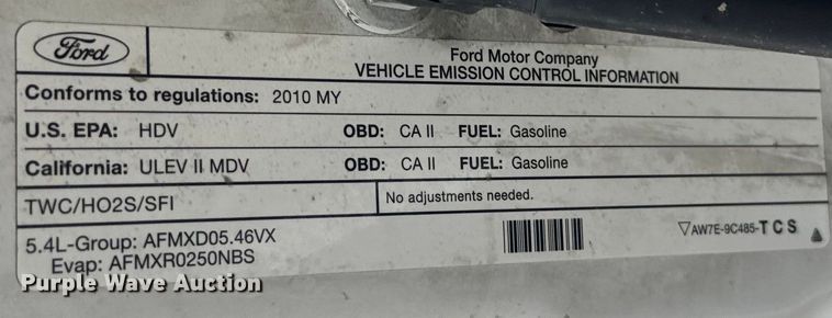 image for item NS9537 2010 Ford F250 Super Duty Crew Cab pickup truck