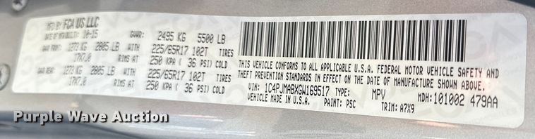 image for item NT9077 2018 Jeep Cherokee  SUV