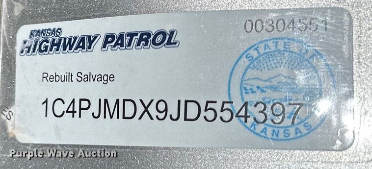 image for item NT9077 2018 Jeep Cherokee  SUV