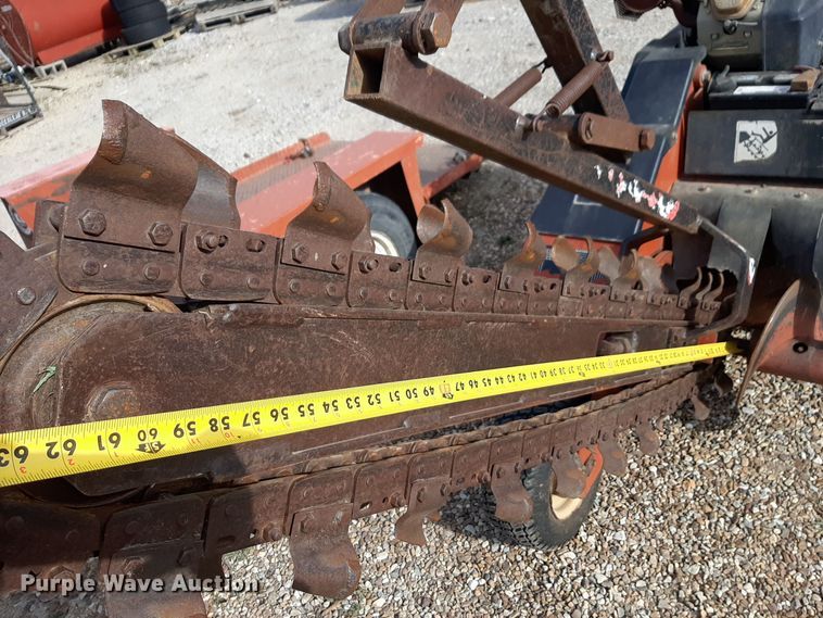 image for item NV9035 2003 Ditch Witch 1820H trencher with trailer