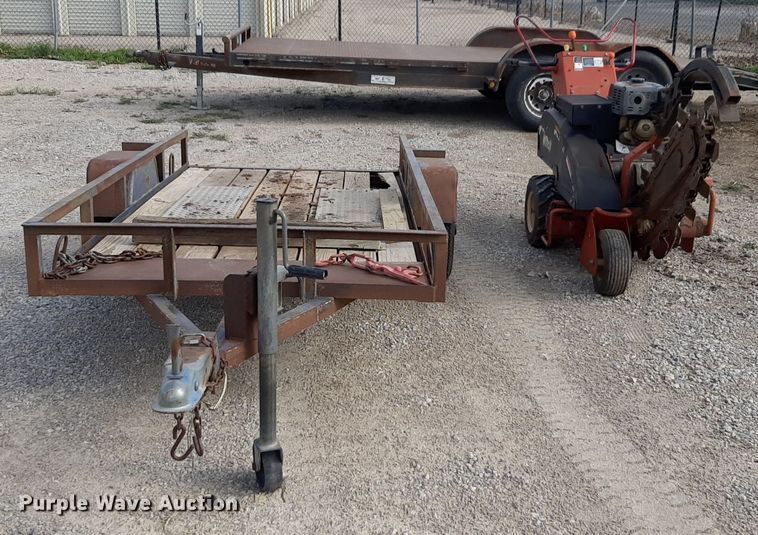 image for item NV9036 2006 Ditch Witch 1330 trencher with trailer
